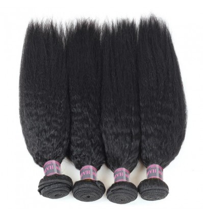 Jada Cheap Remy Malaysian Virgin Human Yaki Straight Hair Weave Bundle