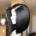 Jada Hair Natural Black Short Peruvian Remy Straight Human Bob Wigs