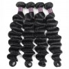 Jada Affordable Brazilian Virgin Hair Loose Deep Wave 3 Bundles with Lace Frontal