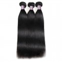 Jada Remy Virgin Malaysian Human Hair Extensions Straight 3 Bundles