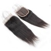 Jada Natural Black Peruvian Straight Virgin Hair Extension 4 Bundles with Lace Closure