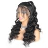 Jada Lace Front Indian Virgin Human Hair Loose Deep Wavy Wigs