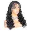 Jada Lace Front Indian Virgin Human Hair Loose Deep Wavy Wigs