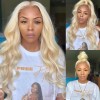 Jada High Grade 613 Blonde Brazilian Body Wave Lace Frontal Hair Wigs