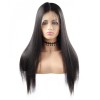 Jada Malaysian Human Virgin Straight Black Hair 360 Lace Front Wigs