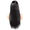 Jada Malaysian Human Virgin Straight Black Hair 360 Lace Front Wigs