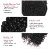 Jada Malaysian Virgin Hair 3 Bundles Curly Hairstyle with Lace Frontal